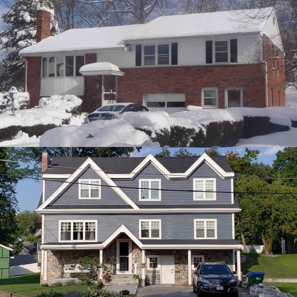 2nd Story Addition from split level ranch to 2.5 story home.