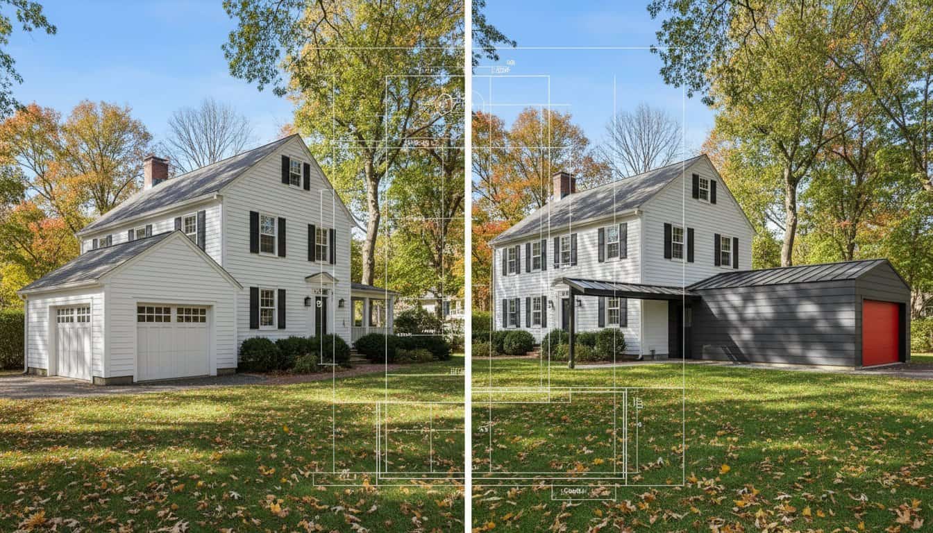 Garage Additions in Greater Boston: Attached vs. Detached Comparison Guide for 2026
