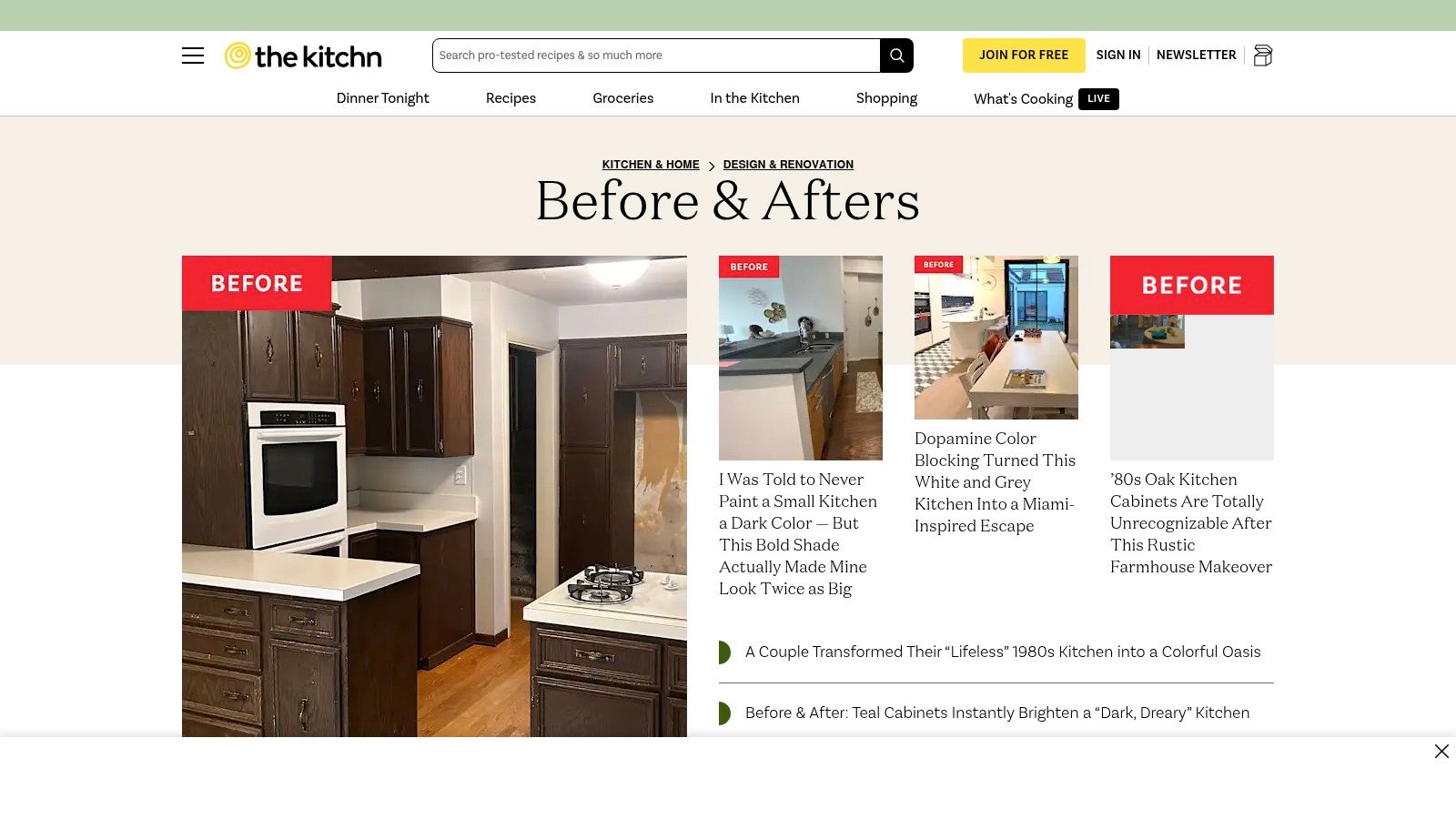 The Kitchn – Before & After (Reader Remodels)